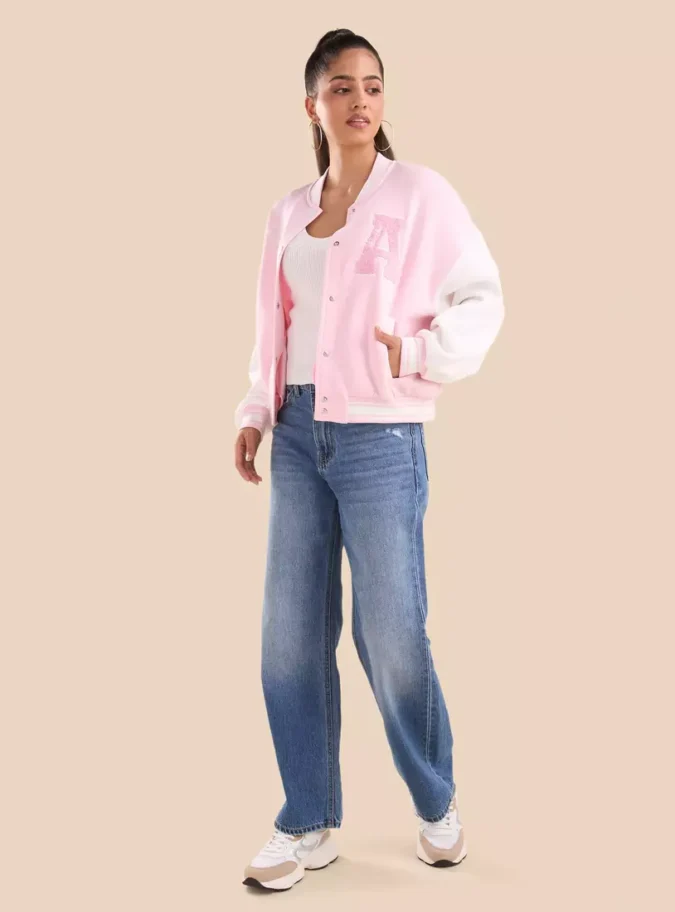 Embroidered Bomber Jacket-3