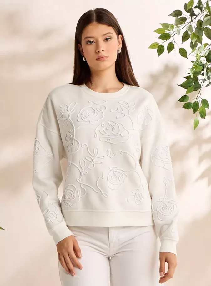 Embroidered Sweatshirt-1