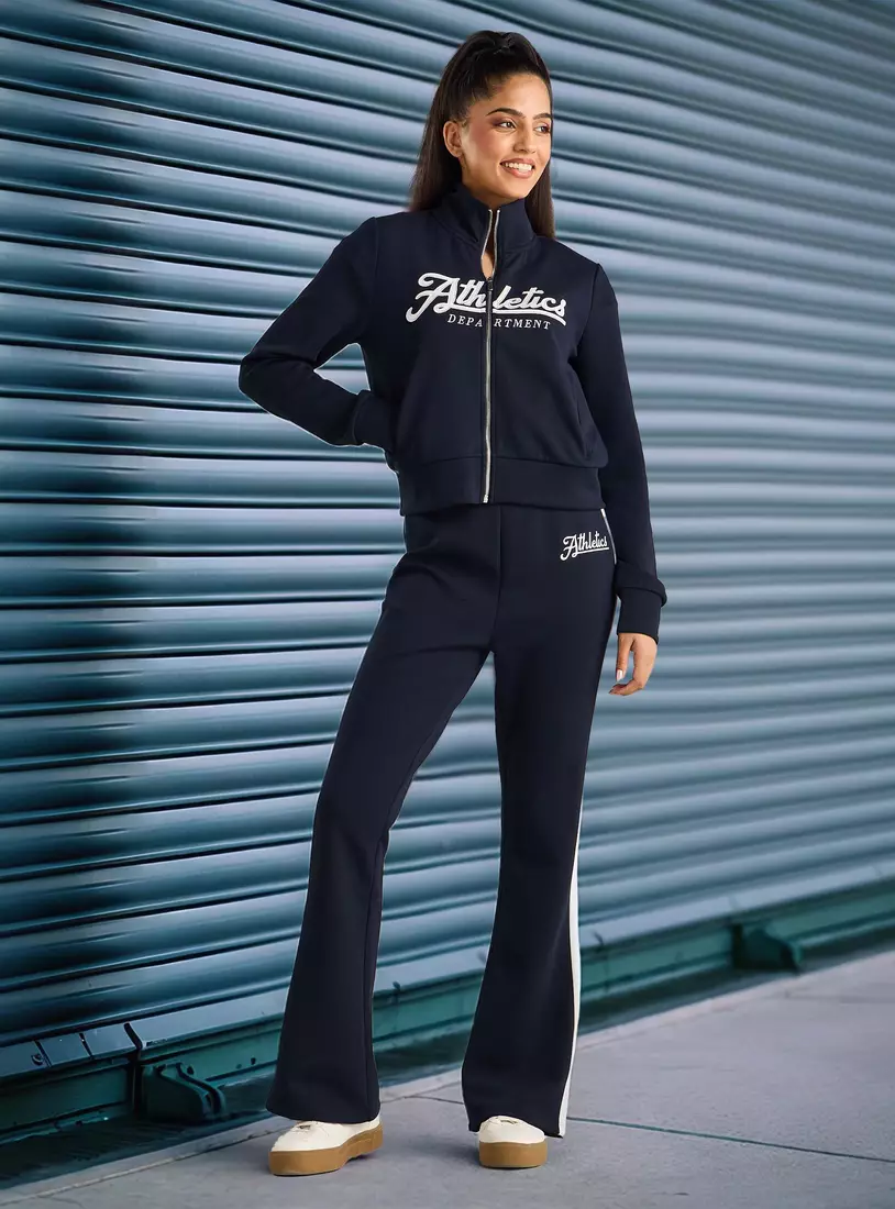 Embroidered Zip Through Jacket-4