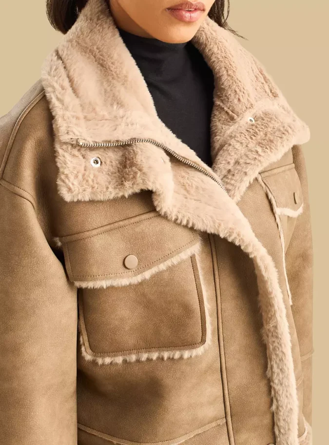 Faux Leather Jacket-3