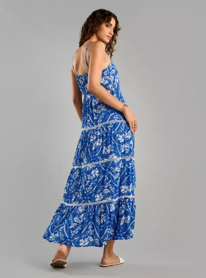 Floral Print Maxi Dress-2