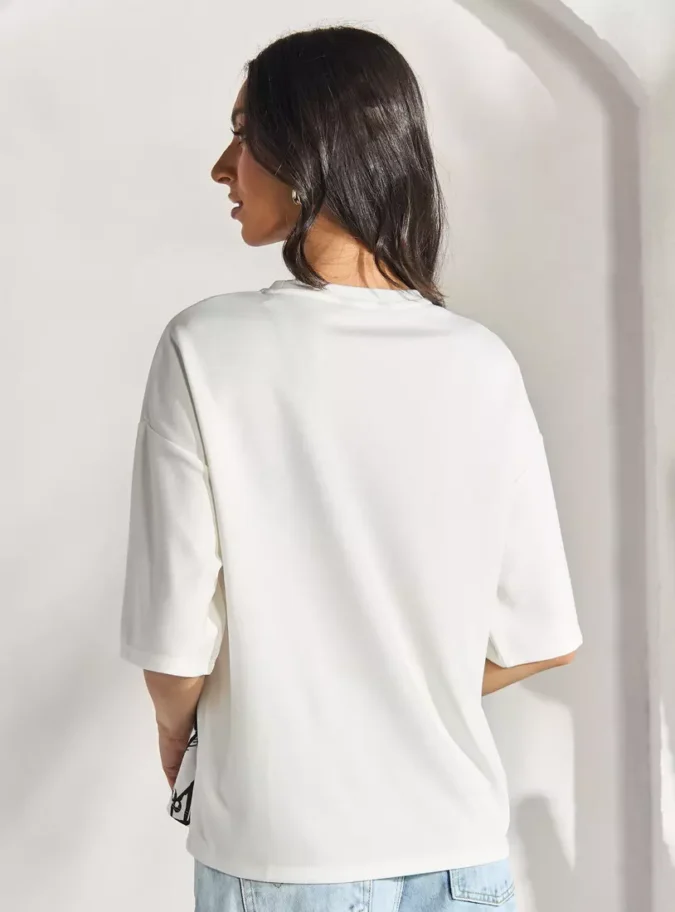 Graphic Foil Print T-shirt-2