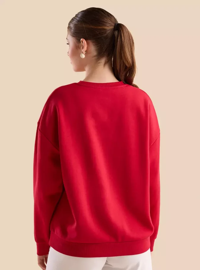 Graphic Print Sweatshirt-3