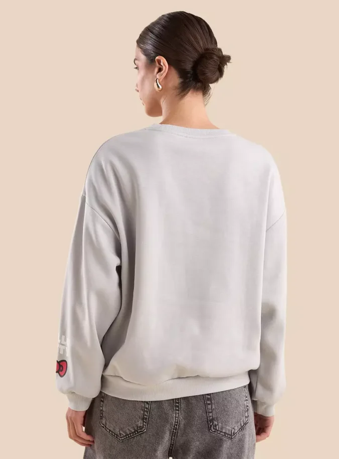 Hello Kitty Print Sweatshirt-2