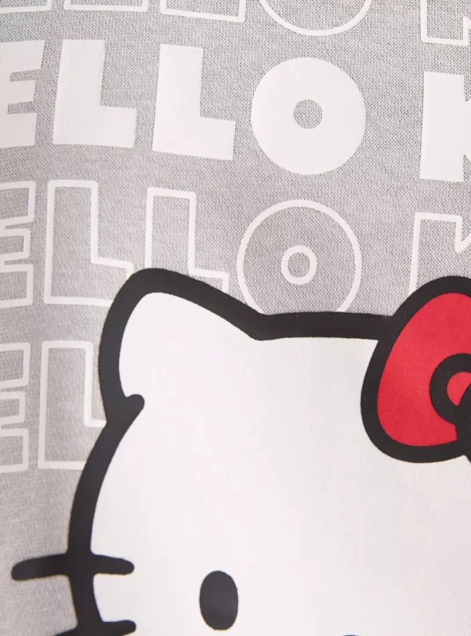 Hello Kitty Print Sweatshirt-4