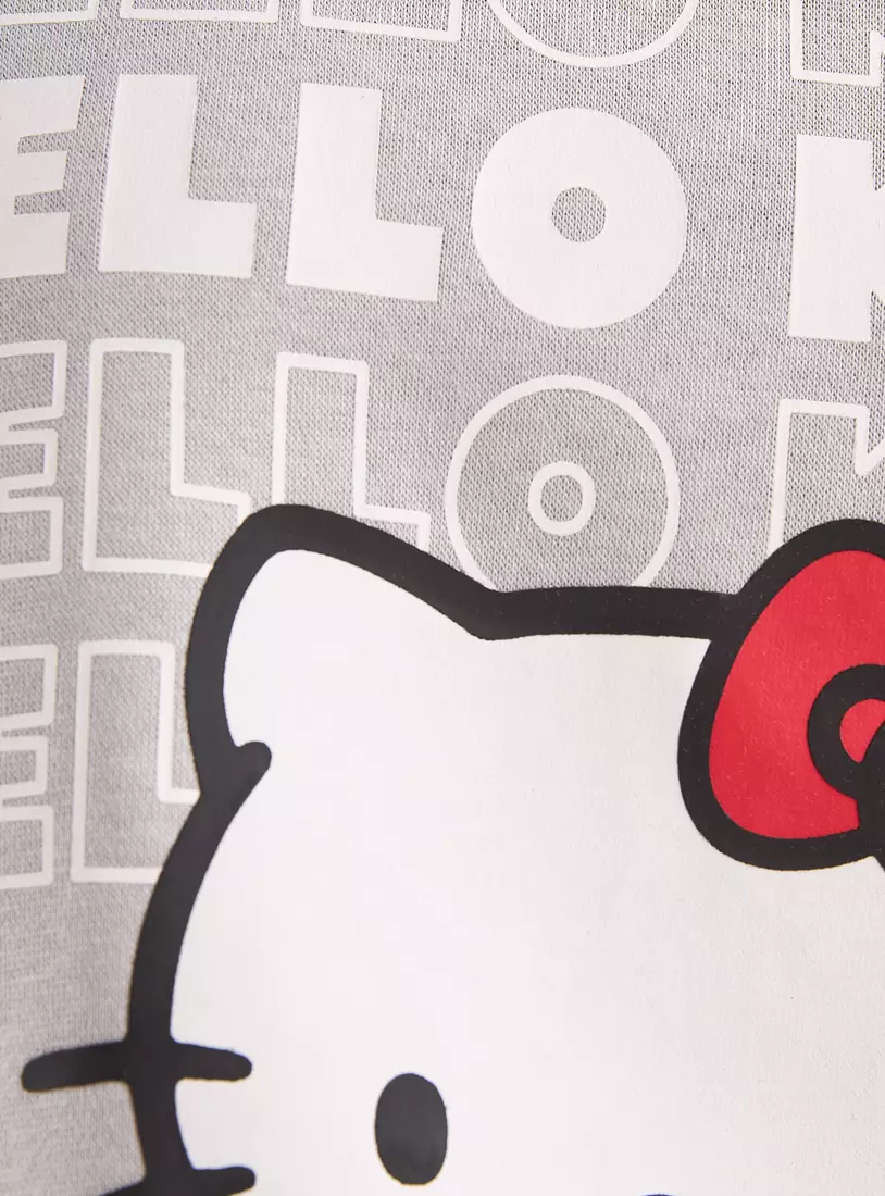 Hello Kitty Print Sweatshirt-4