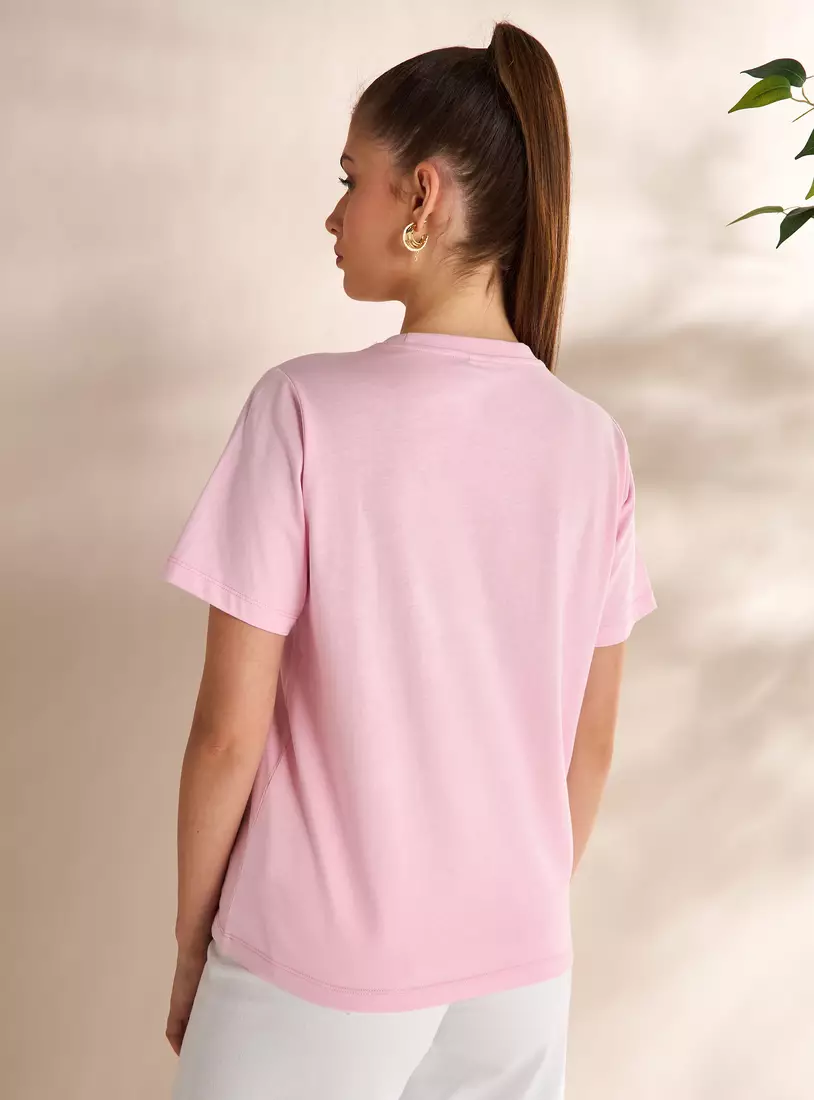 Hello Kitty and Friends Print T-shirt-2