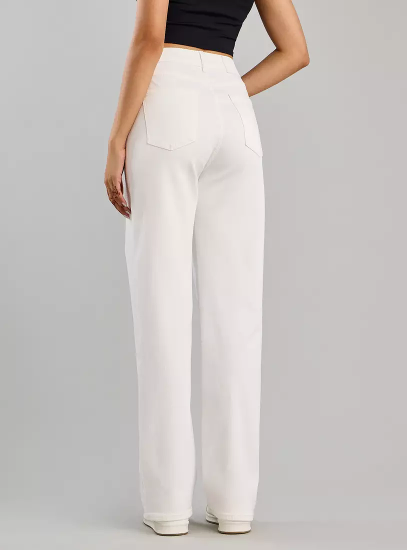 High-Rise Wide Leg Jeans-2