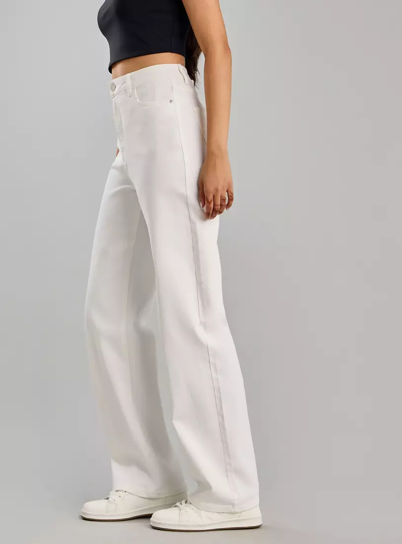 High-Rise Wide Leg Jeans-4