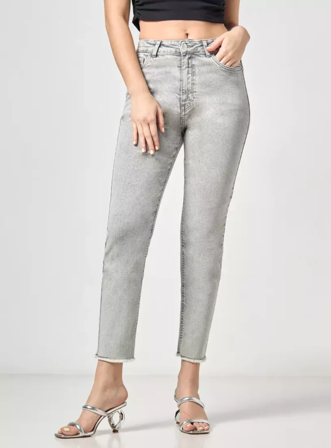 High Waist Mom Jeans-1