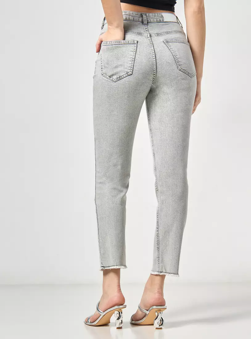High Waist Mom Jeans-2