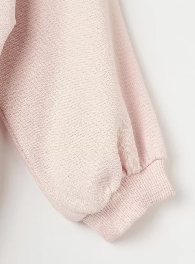 Juniors Floral Print Sweatshirt with Long Sleeves4