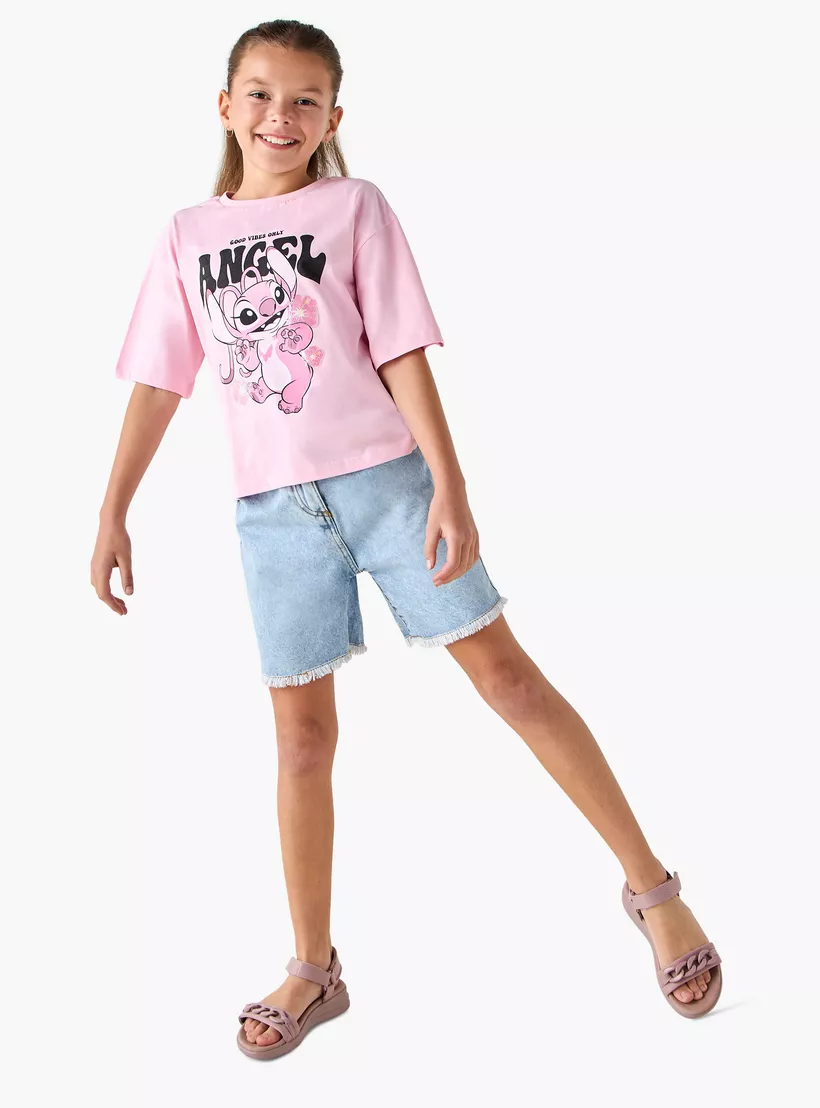 Juniors Girl's Denim Shorts-2