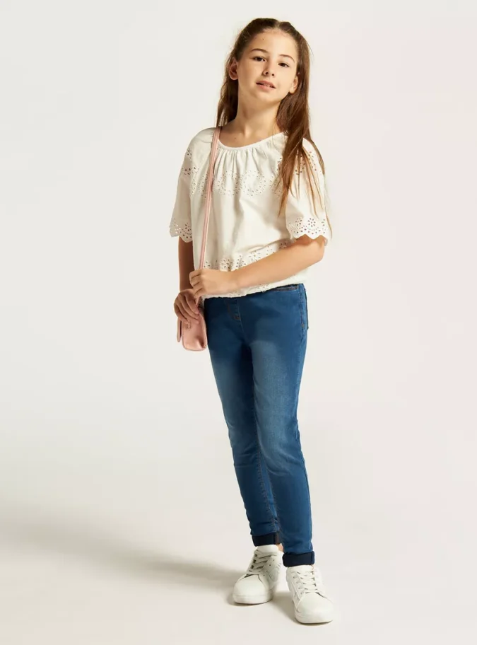 Juniors Girls' Slim Fit Jeggings-1