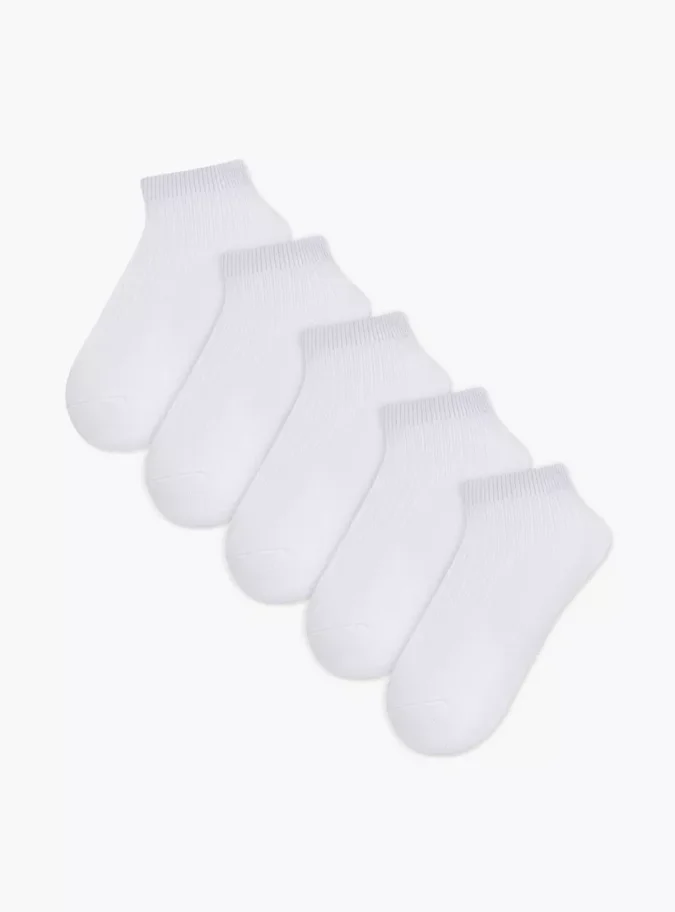 Juniors Ribbed Ankle Length Socks - Set of 7-1