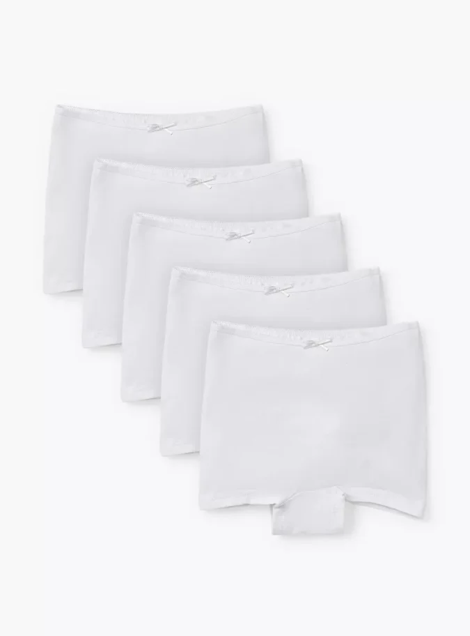 Juniors Solid 5-Piece Boxer Set-1