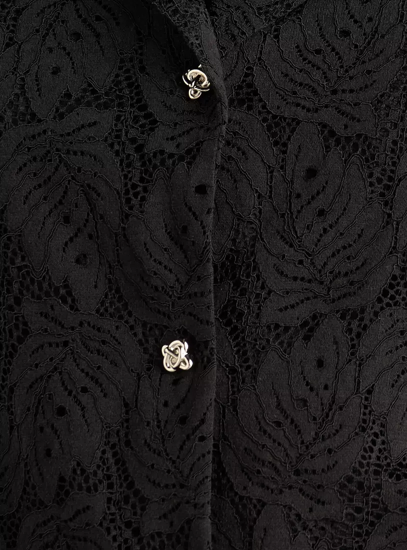 Laced Camp Collar Shirt-4