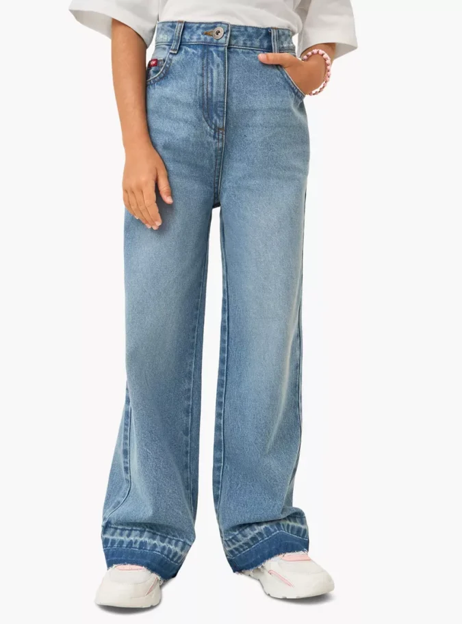 Lee Cooper Solid Jeans with Button Closure and Pockets-1