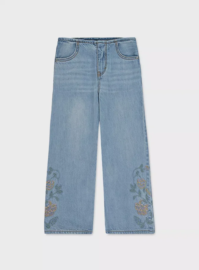 Levi's Embroidered Elasticated Jeans-1