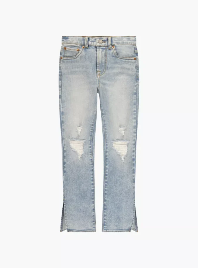 Levi's Slit Ankle High Rise Straight Fit Jeans-1