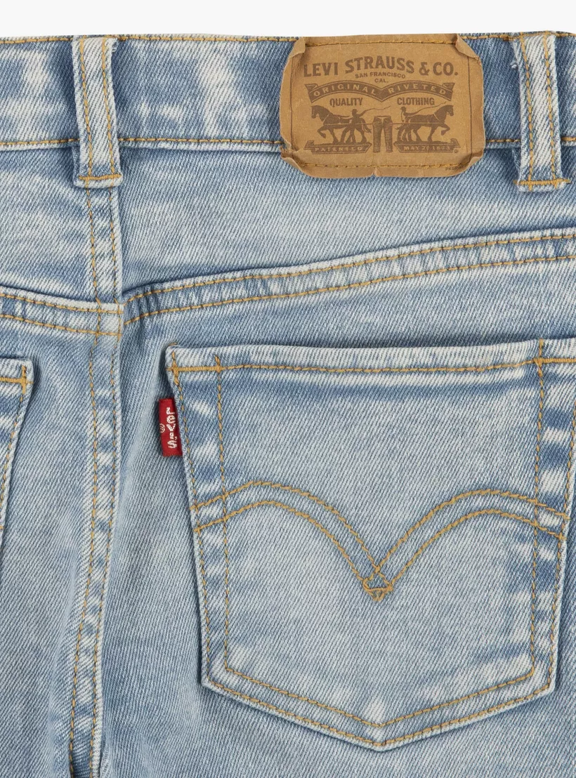 Levi's Slit Ankle High Rise Straight Fit Jeans-3
