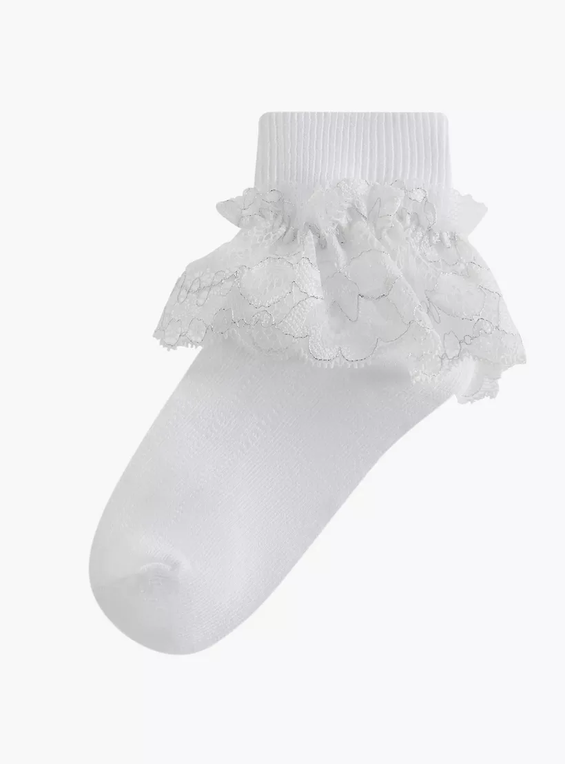 Little Missy Non-Terry Ankle Length Socks - Set of 3-2