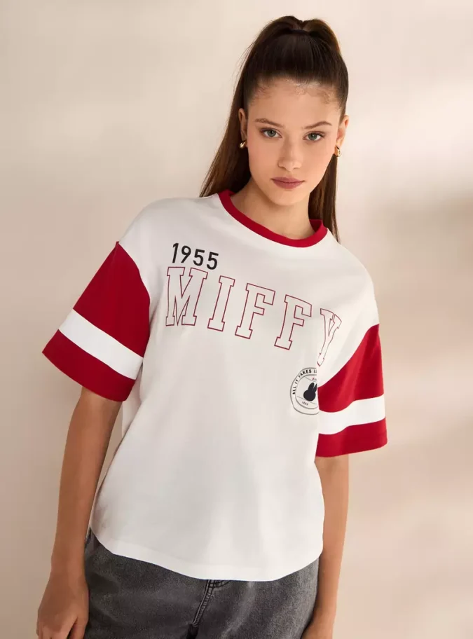 Miffy Print T-shirt-1