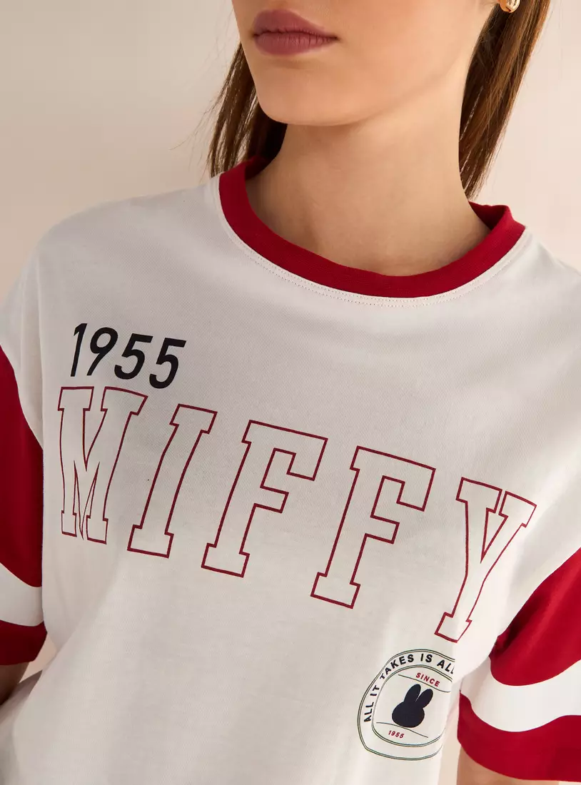 Miffy Print T-shirt-3