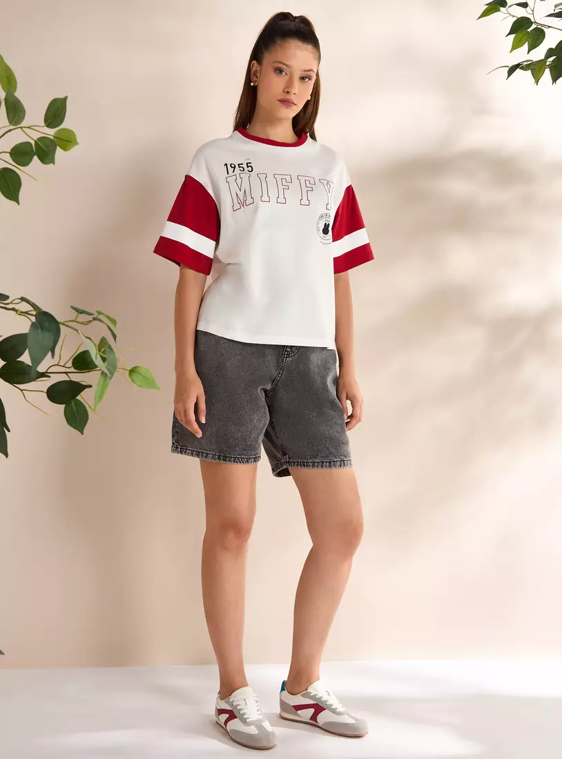 Miffy Print T-shirt-4