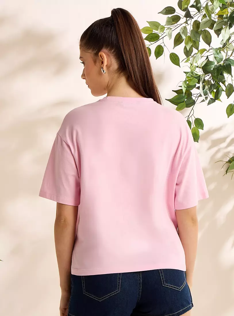 Minnie Mouse and Daisy Duck Print T-shirt-3