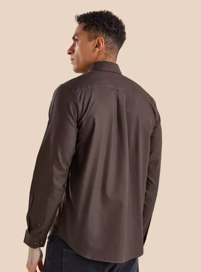 Oxford Shirt with Chest Pocket-2