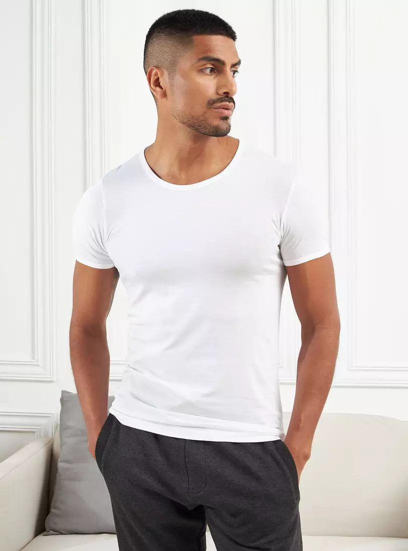 Pack of 3 - Crew Neck Vest-4