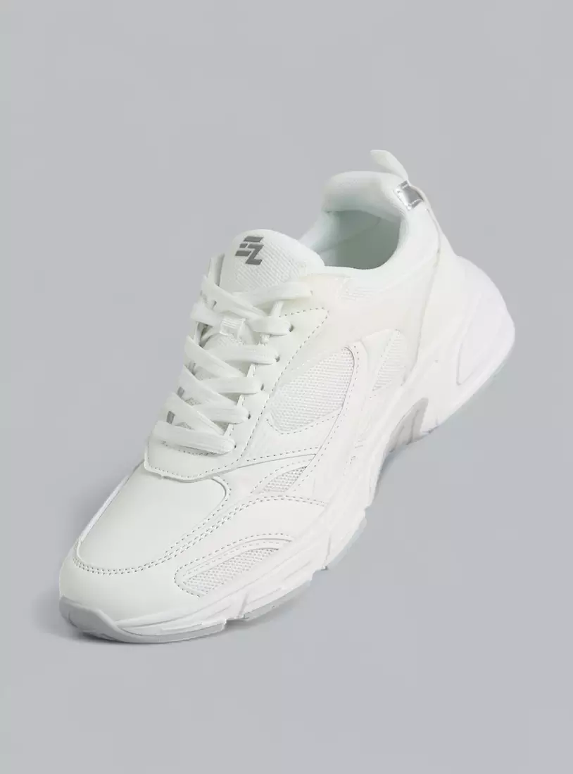 Panelled Lace-Up Shoes-1