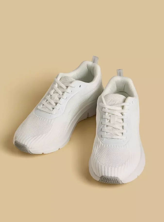 Panelled Lace-Up Sneakers-1