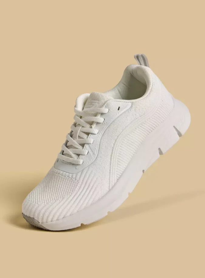 Panelled Lace-Up Sneakers-2