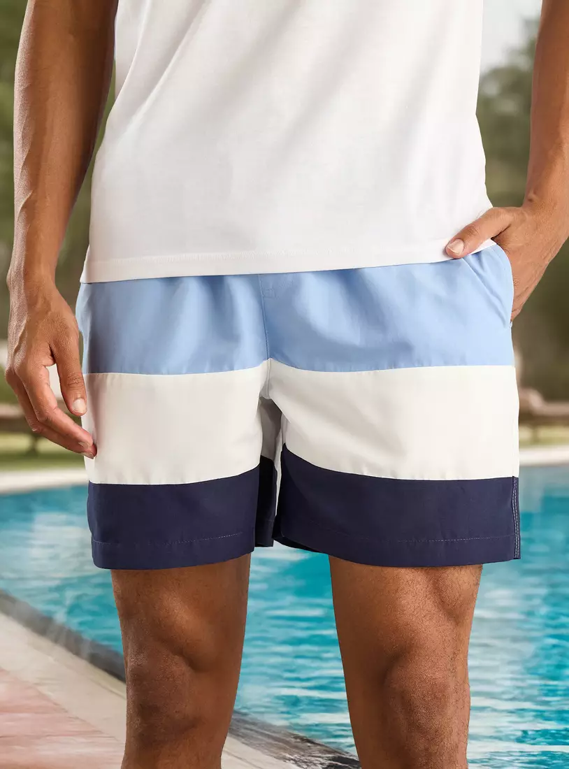 Panelled Swim Shorts -2