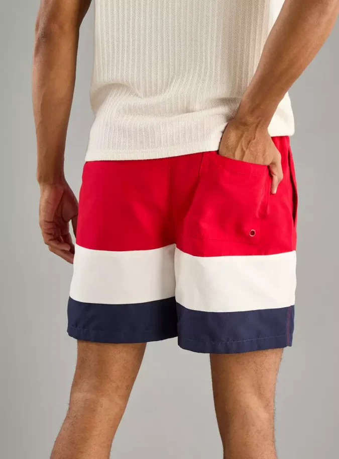Panelled Swim Shorts-2