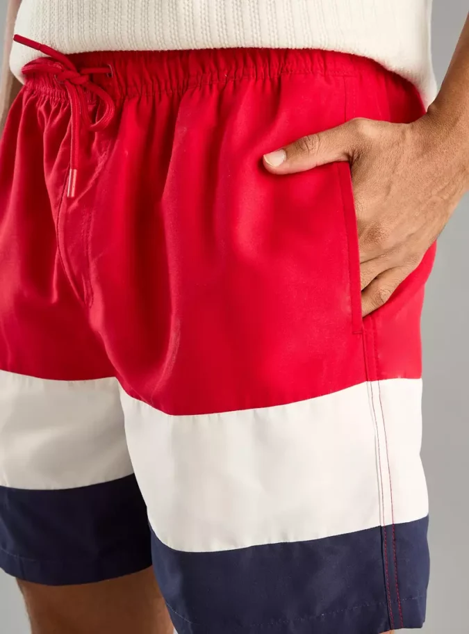 Panelled Swim Shorts-3