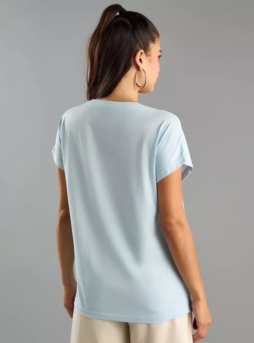 Pearl Embellished T-shirt-2