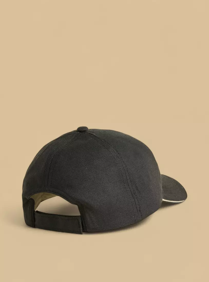 Plain Cap with Hook and Loop Closure-2