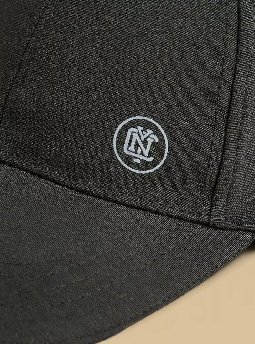 Plain Cap with Hook and Loop Closure-3