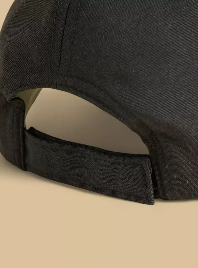 Plain Cap with Hook and Loop Closure-4