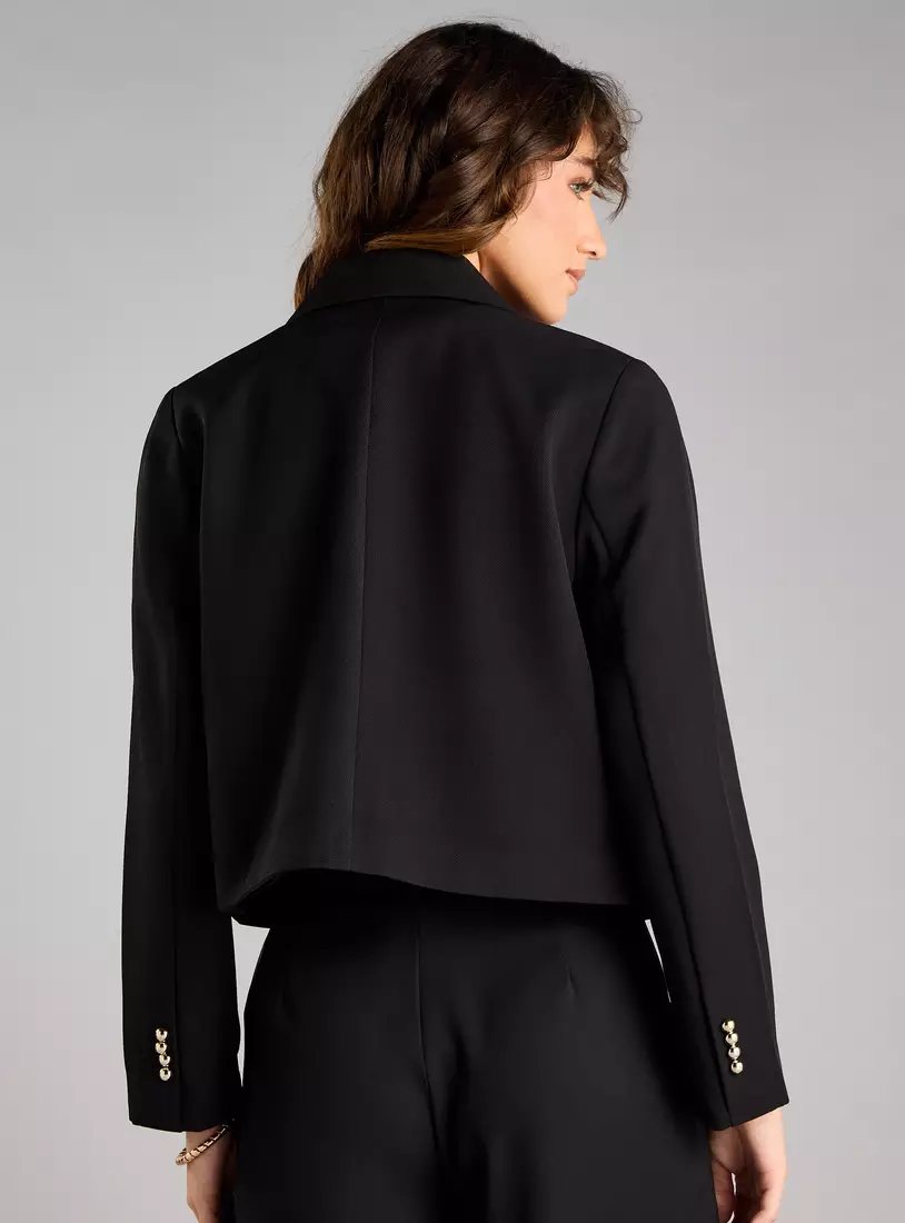 Plain Jacket with Pockets-2
