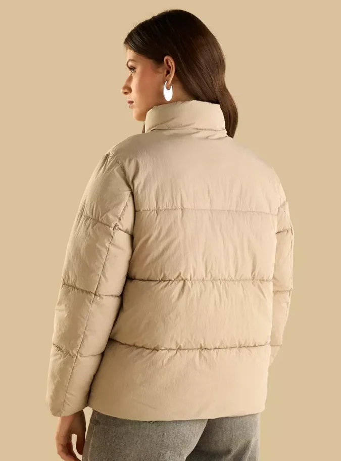 Plain Puffer Jacket-2