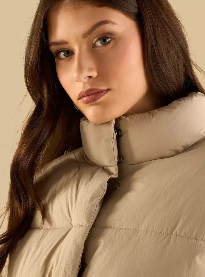 Plain Puffer Jacket-3