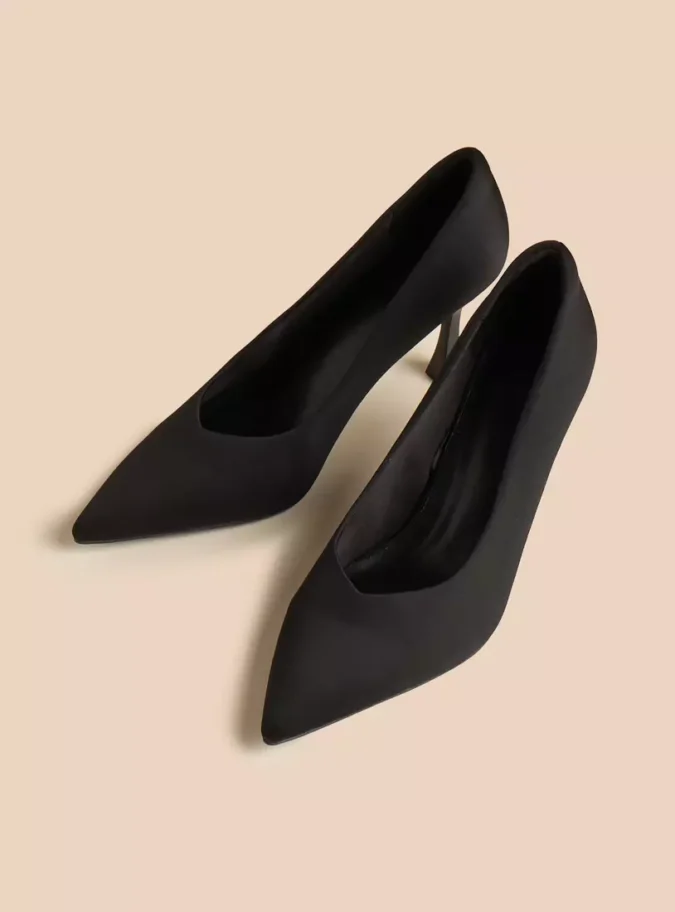 Plain Pumps with Stiletto Heels-1