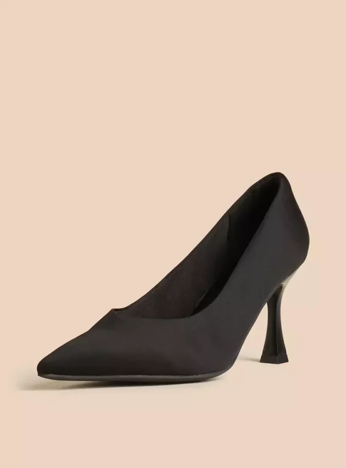 Plain Pumps with Stiletto Heels-3