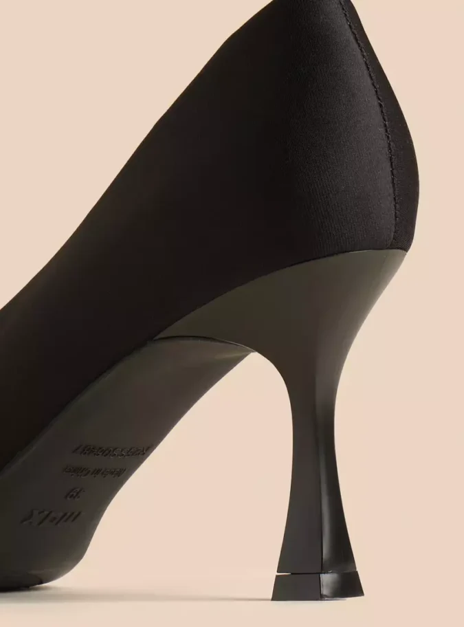Plain Pumps with Stiletto Heels-4