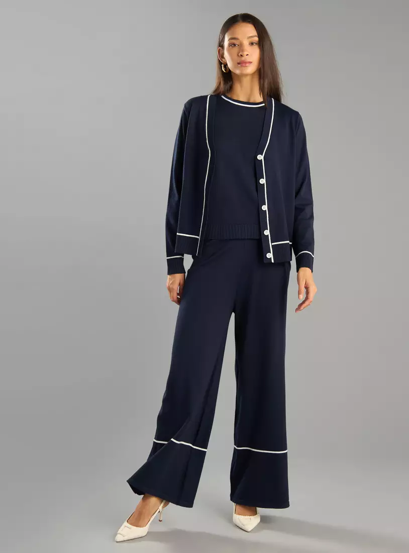 Plain Sleeveless Top with Round Neck-4