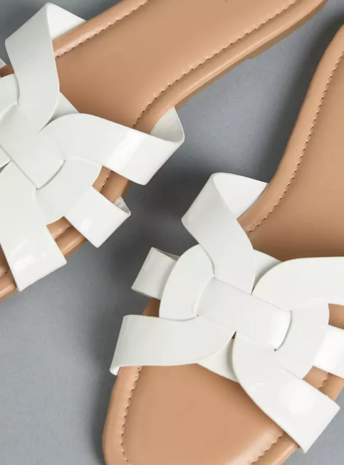 Plain Slip-On Sandals-3